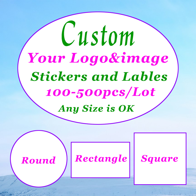500-100Pcs 사용자 정의 스티커 사용자 정의 로 - Label Maker 리뷰 및 가격