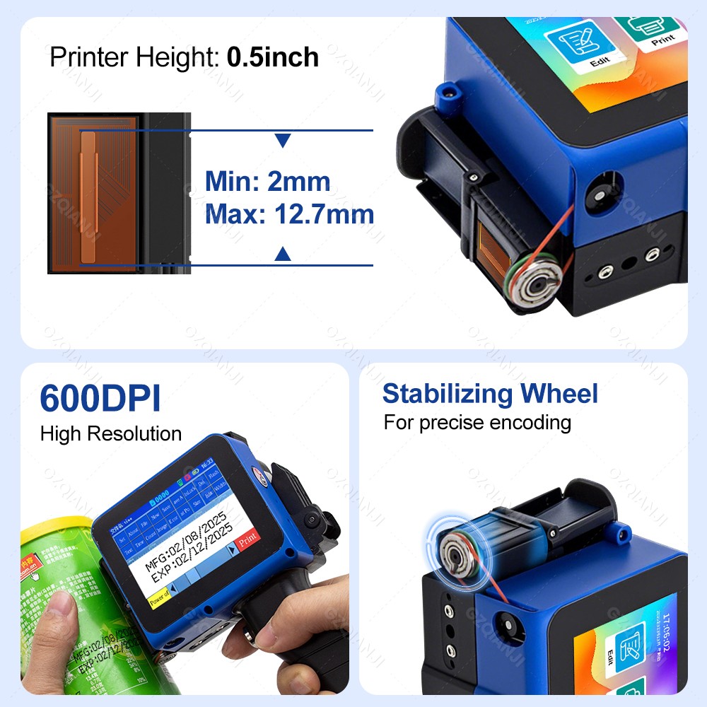 12.7mm 라벨 잉크젯 프린터 휴대용 프린터 600d - Commercial Fabric Printing Machine 리뷰 및 가격